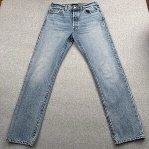 Alex Mill AM Original 5 Pocket Jeans Men's 30x31 Vintage Light Indigo Denim USA